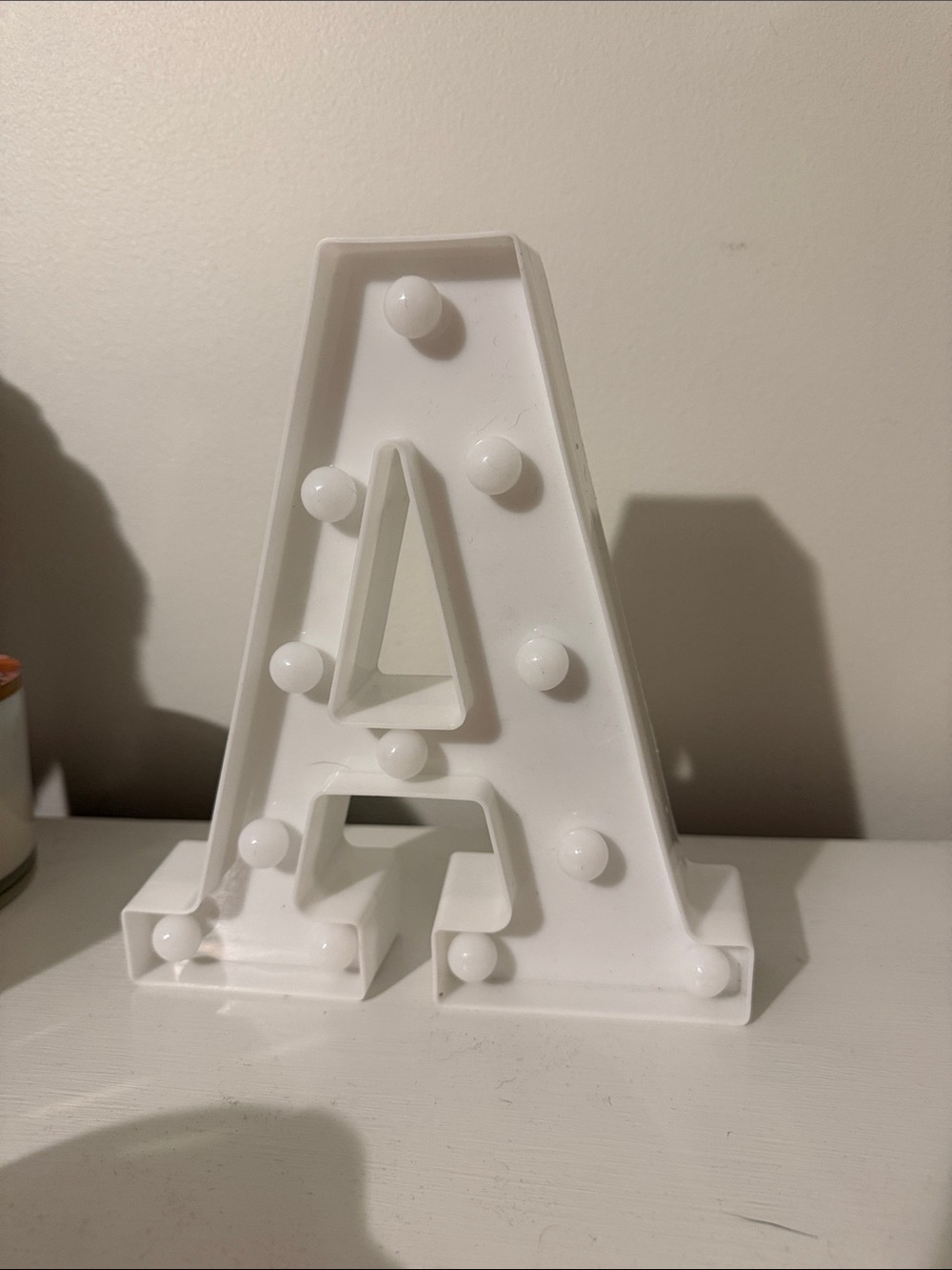 Light-Up Letter A Sign - Picture 2 of 2